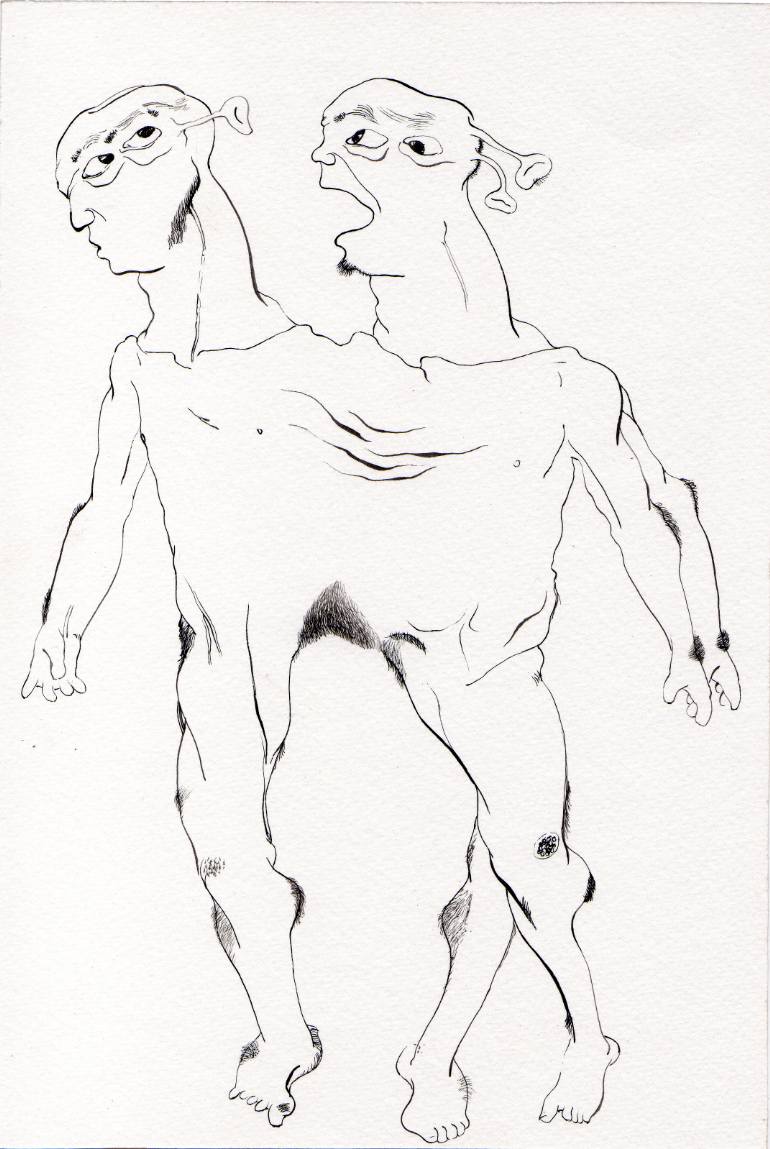 770x1149 Saatchi Art Burning Desire Shadows (Drawing 33) Drawing By Rahul