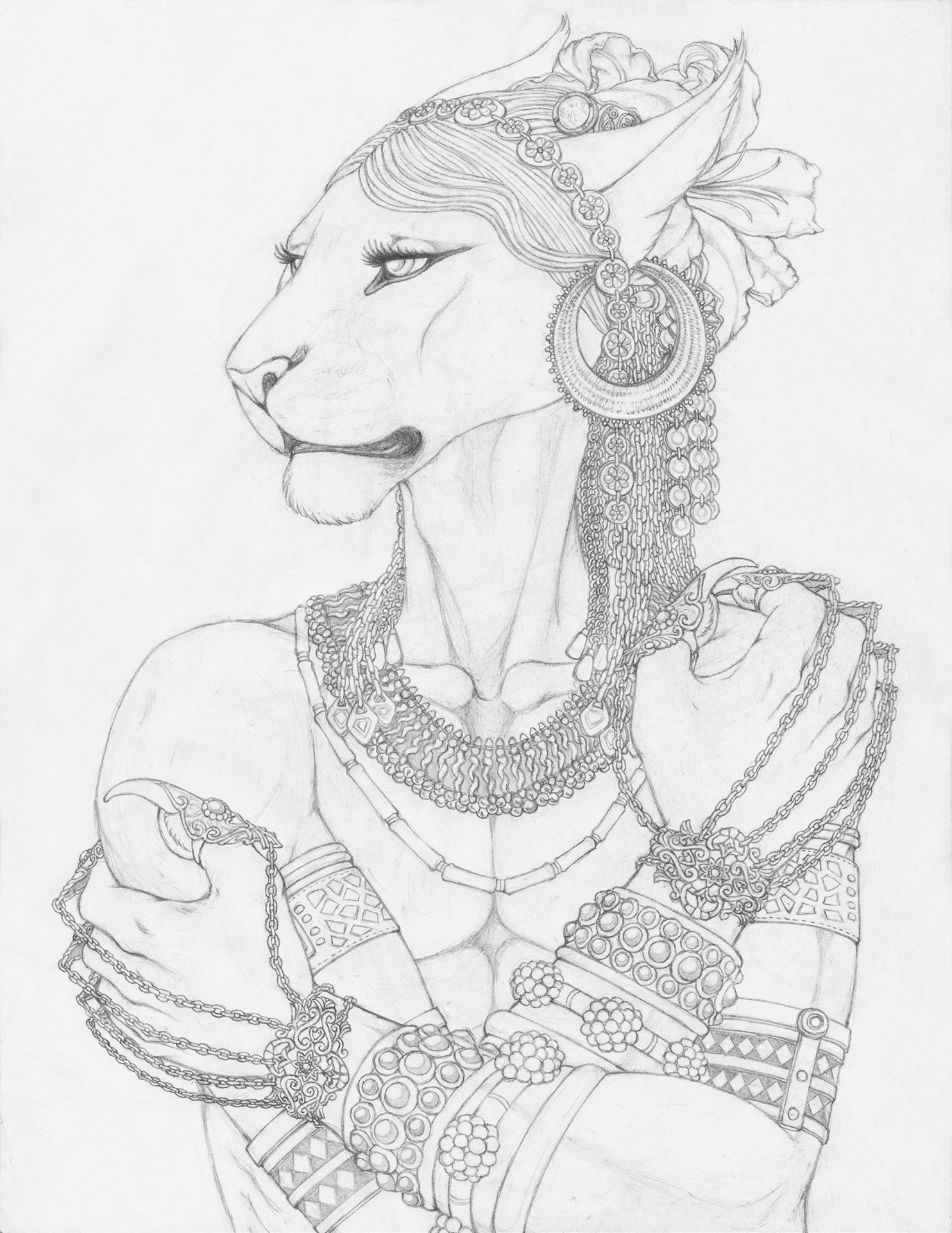 1484x1920 Wip] Shadows On The Wall Weasyl