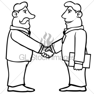 325x325 Business Men Shaking Hands Gl Stock Images