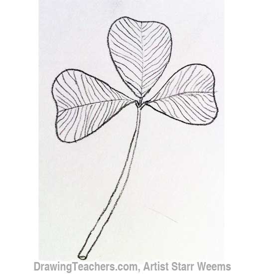 550x550 How To Draw Clover