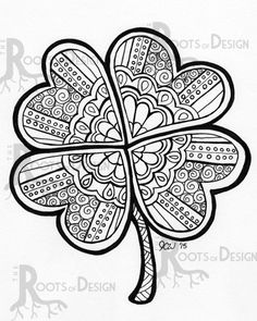 236x295 Step Finished Four Leaf Clover How To Draw 4 Leaf Clovers