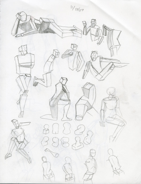 600x783 Human, Basic Shape By Daowg