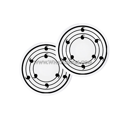 500x500 Ten Tails White Sharingan Contacts By Crazy Eyes Pair