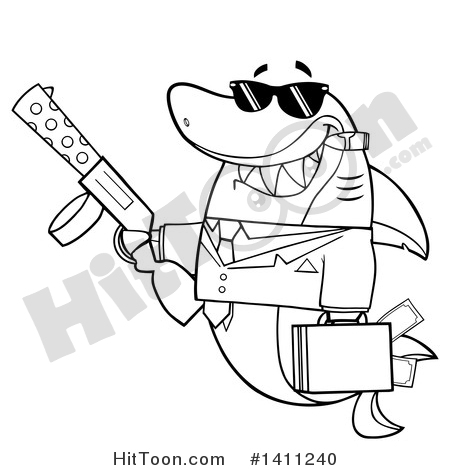 450x470 Shark Clipart