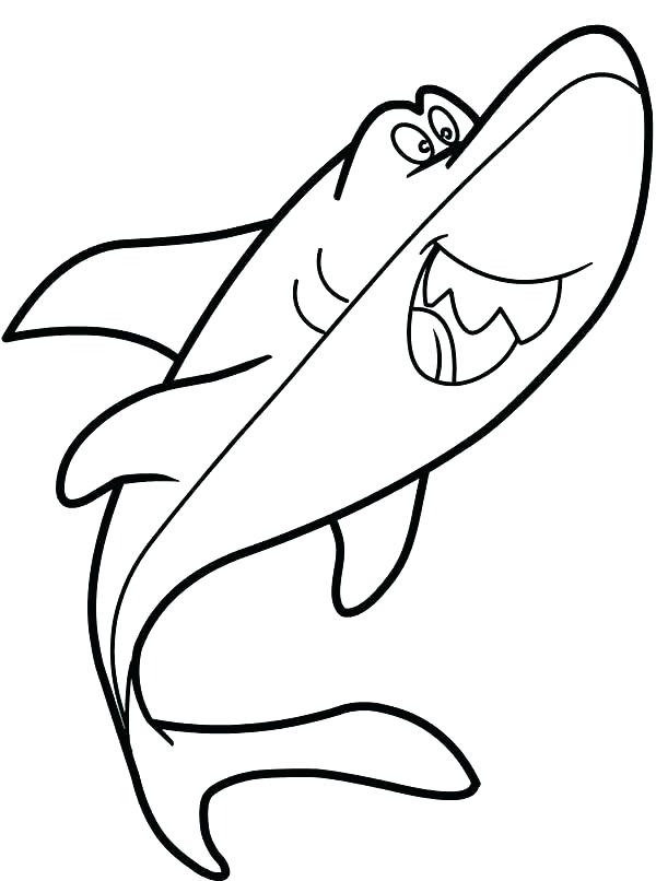 600x806 Shark Coloring Pages Printable