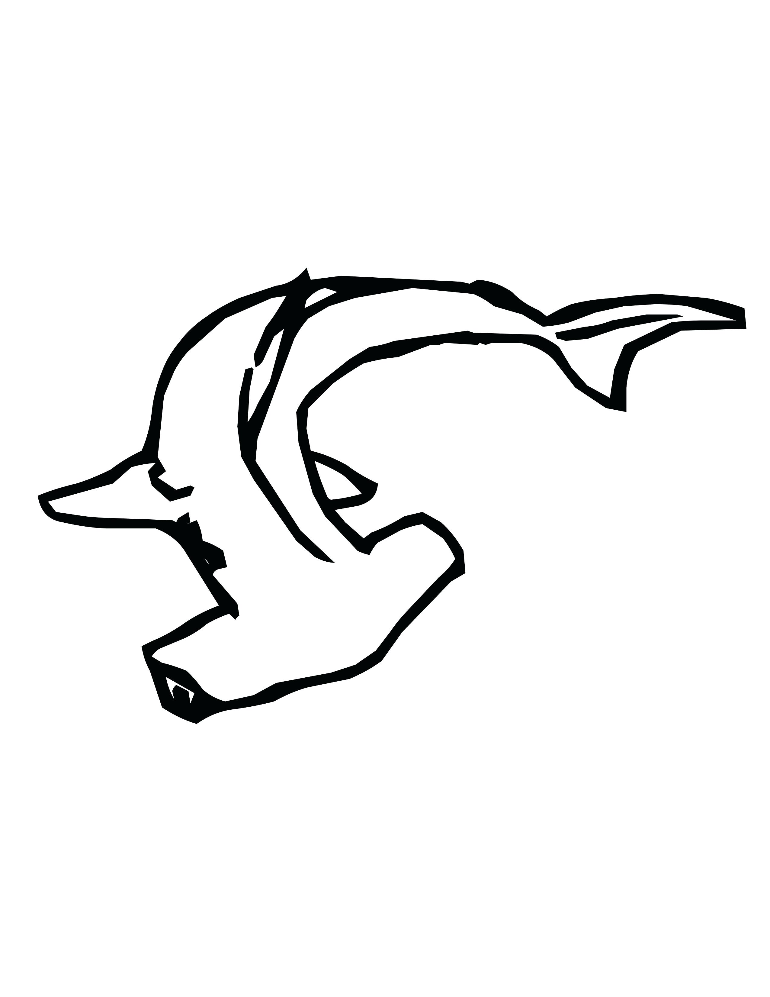2550x3300 Coloring Pages Cool Outline Of A Shark. Outline Shark Drawing