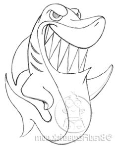 236x295 Drawn Shark Animated