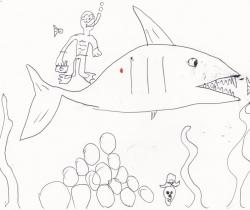 250x210 Shark Nature. Drawings. Pictures. Drawings Ideas For Kids. Easy