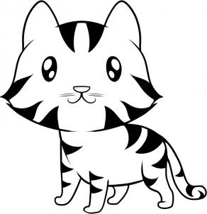 292x302 How To Draw How To Draw A Tiger For Kids