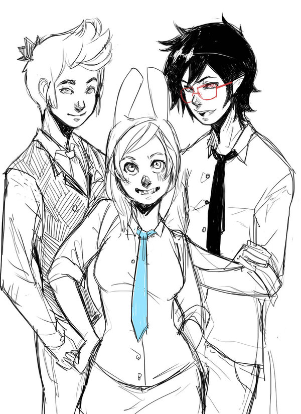 600x825 Dress Up Sketch By Shark Bomb