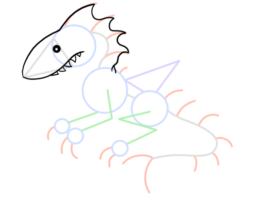 540x406 How To Draw A Great White Shark Dragon