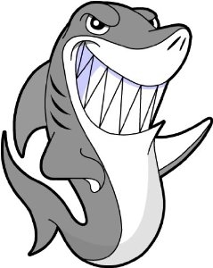 239x300 Shark Mouth Clipart Black And White Collection