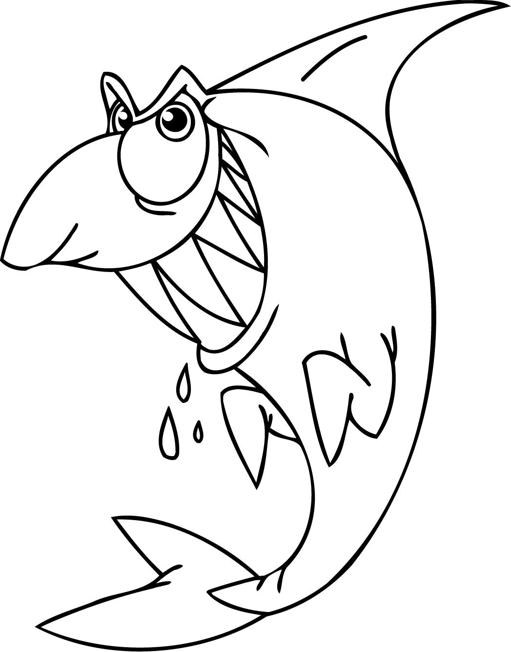 1047x1335 Shark With Mouth Open Coloring Page Shark Coloring Pages