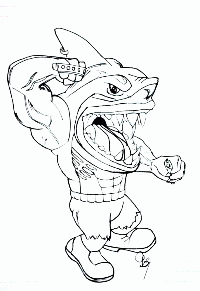 685x998 Shark Pictures To Colour