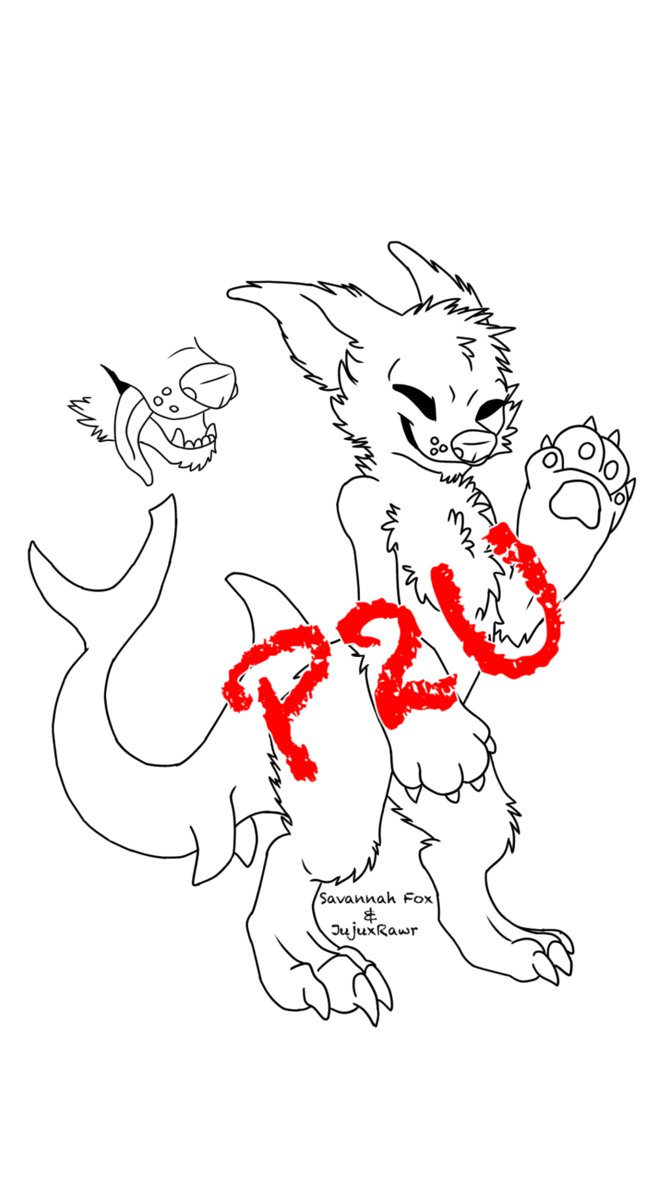 670x1191 Shark Tail P2u Base By Jujuxrawr