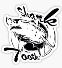 210x230 Shark Tooth Drawing Stickers Redbubble