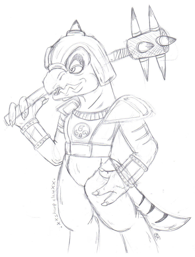 800x1053 Sharp Claw Sketch By Chibemo