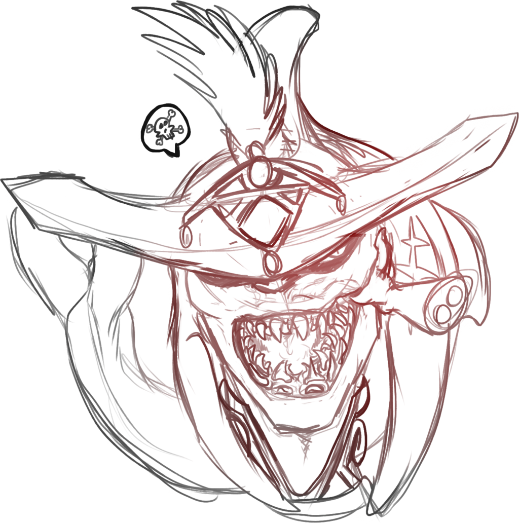 1024x1034 P] Sharp Teeth Weasyl