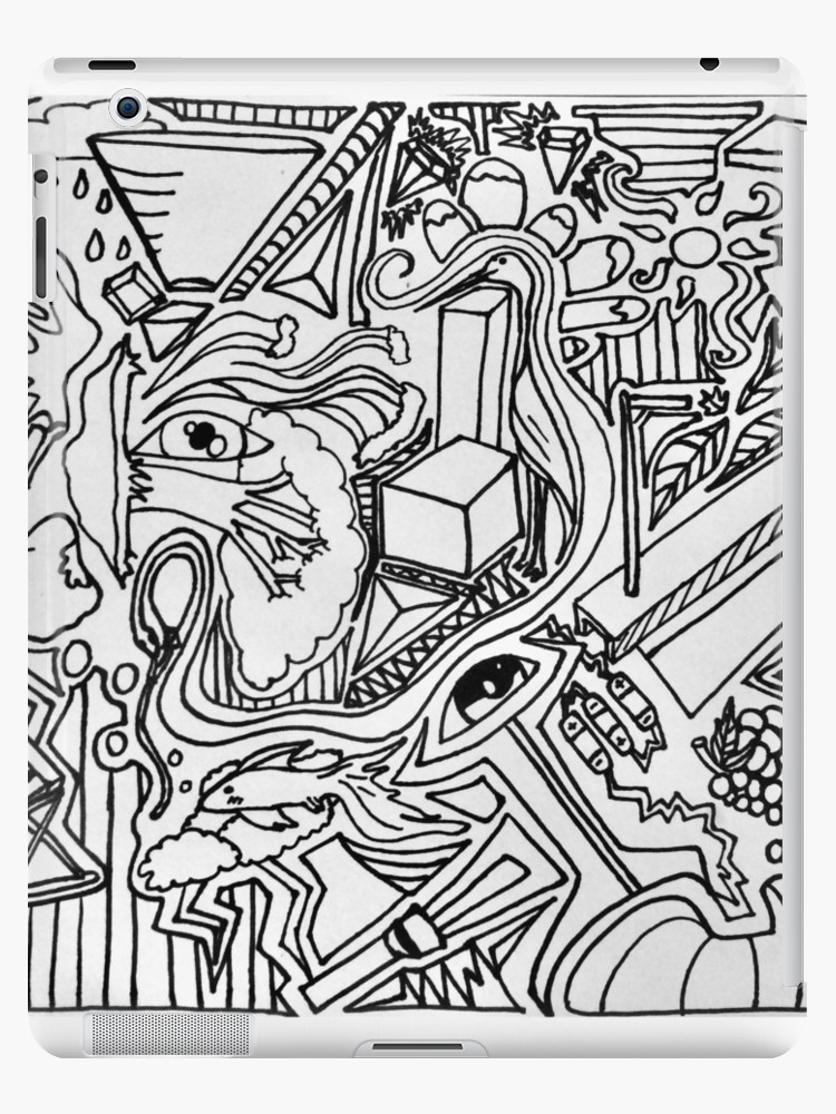 750x1000 Free Hand Sharpie Drawing