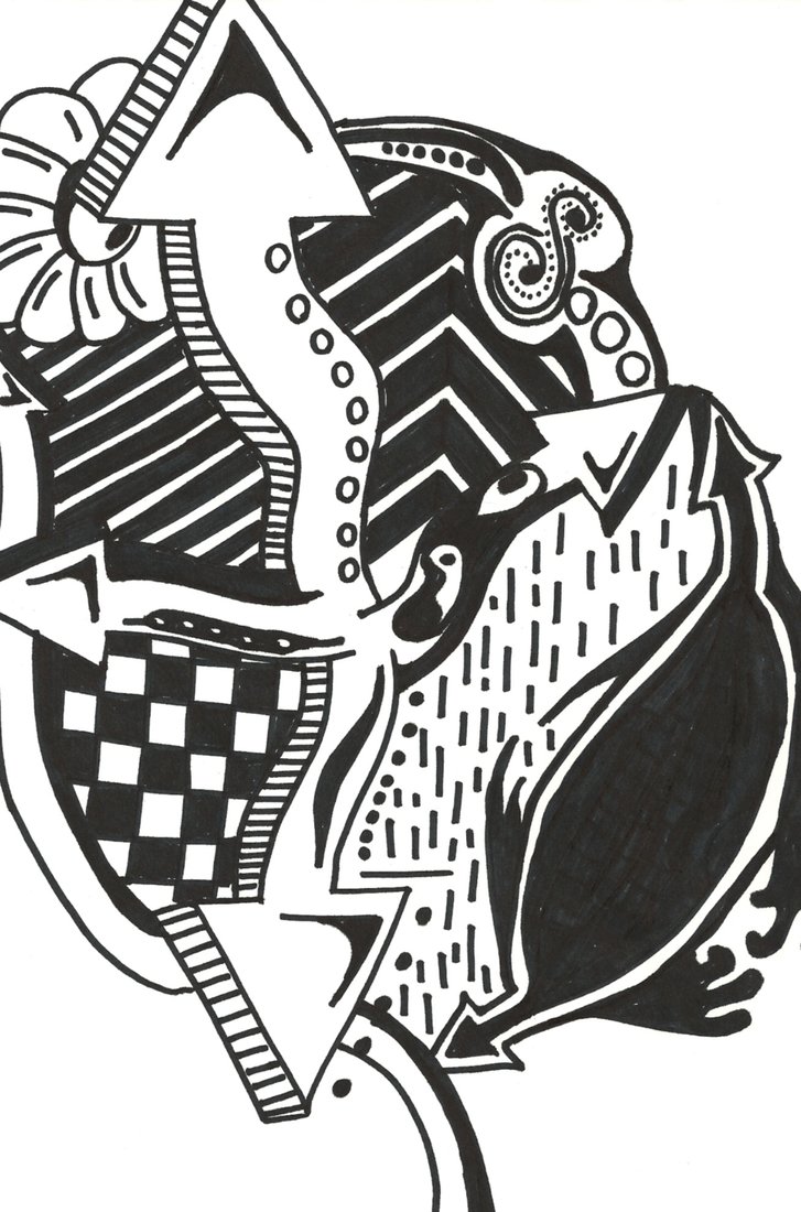 727x1100 Arrows Sharpie Graffiti By Jwermion