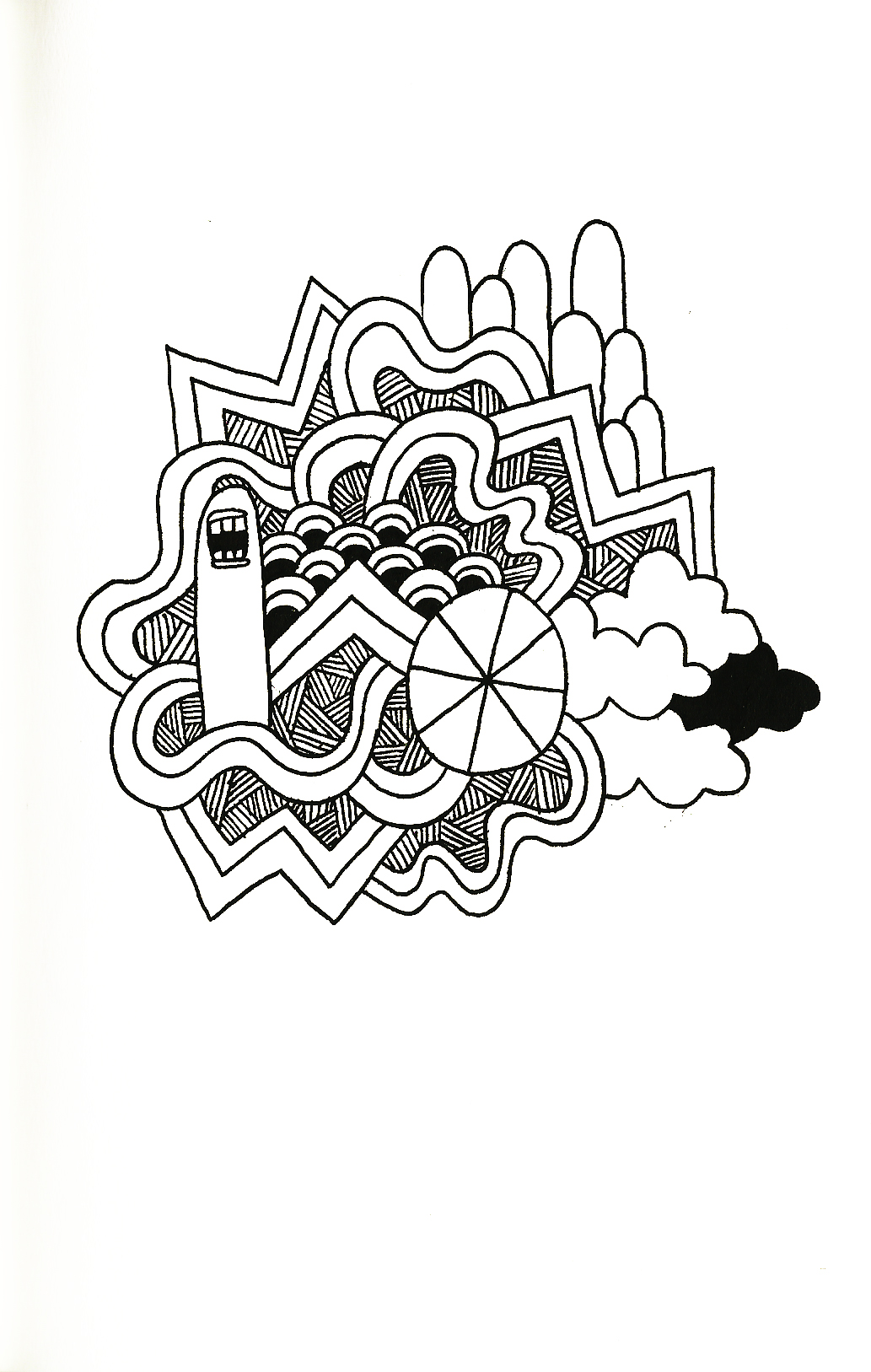 1033x1627 Sharpie Paint Pen Drawings On The Fridge