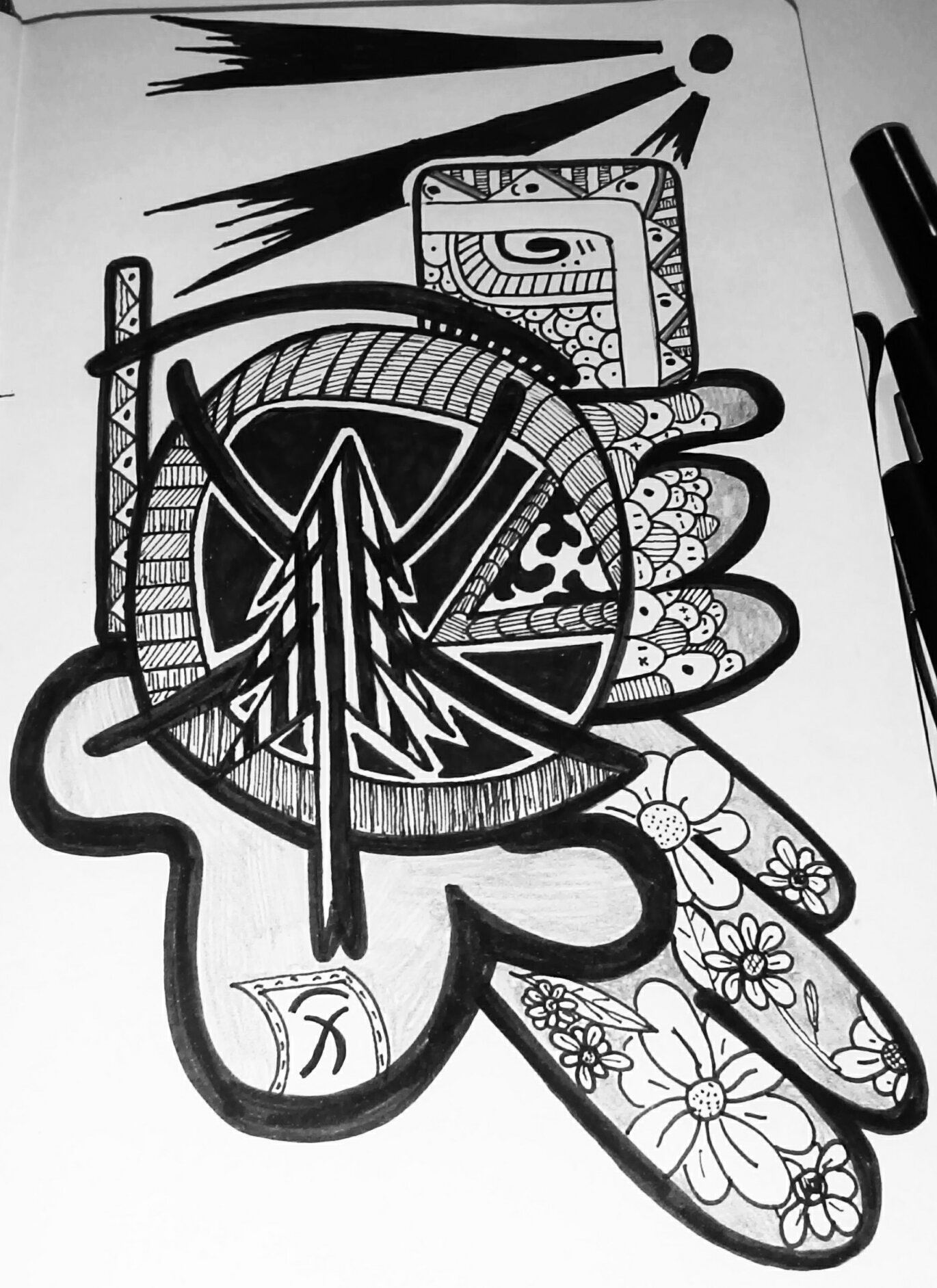 1370x1883 Small Collection Of Drawings From The Last Few Weeks, Sharpies