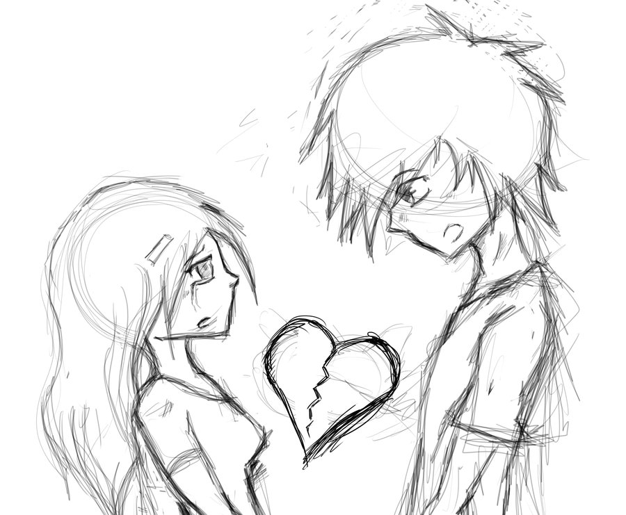 900x741 Broken Heart Pictures To Draw