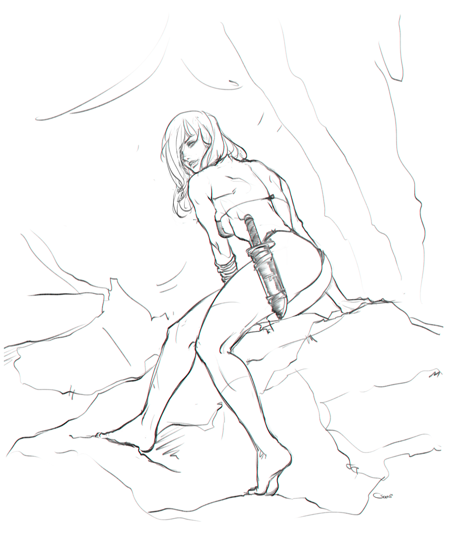 1500x1821 Shanna The She Devil By Darrengeers