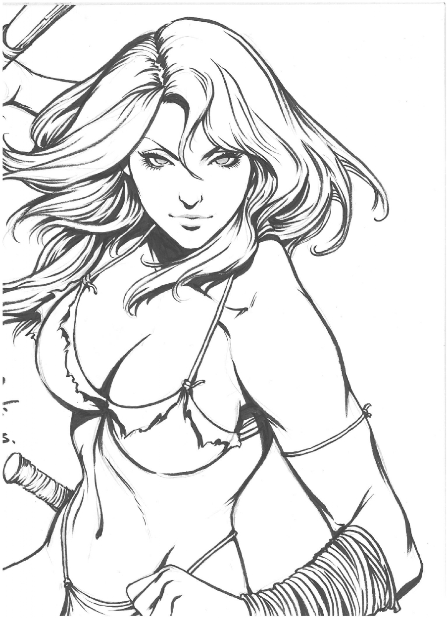 903x1250 Stanley Lau Shanna The She Devil Comic Art Comics Girls