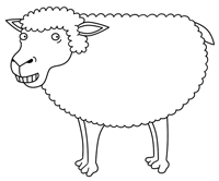 200x166 Cartoon Sheep Step By Step Drawing Lesson
