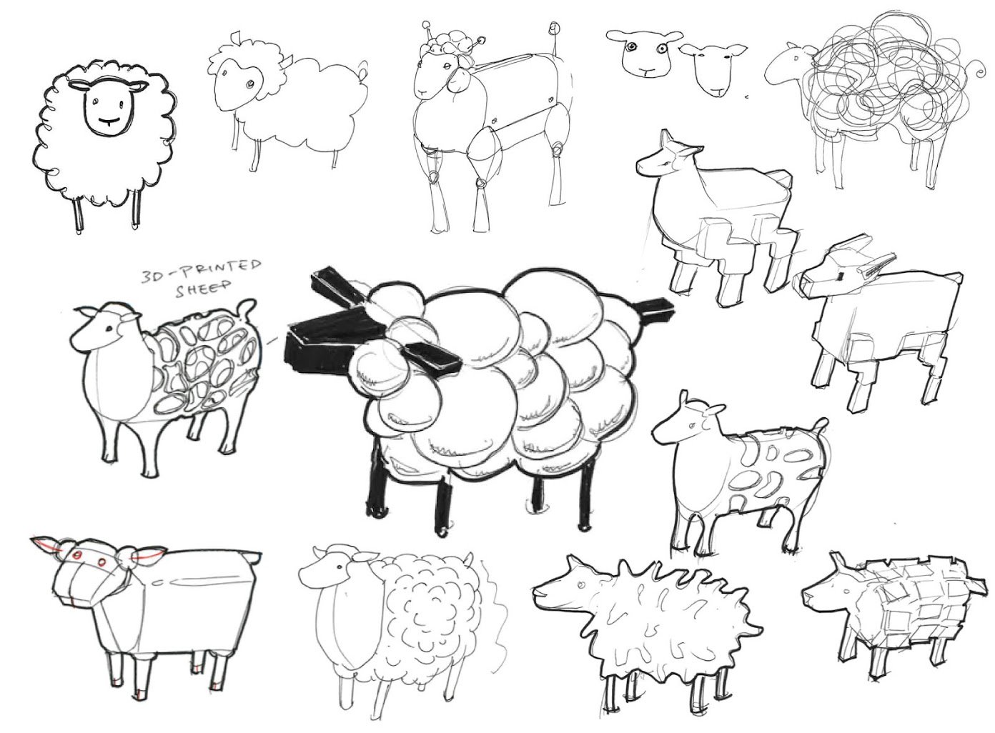 1392x1026 Sheep Shape Designing A Divine 3d Ovine