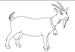 300x207 Sheep Coloring Pages For Preschool