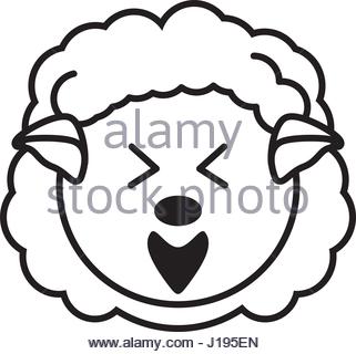 321x320 Illustration Of Cute Ram Or Sheep Farm Animal Cartoon Character