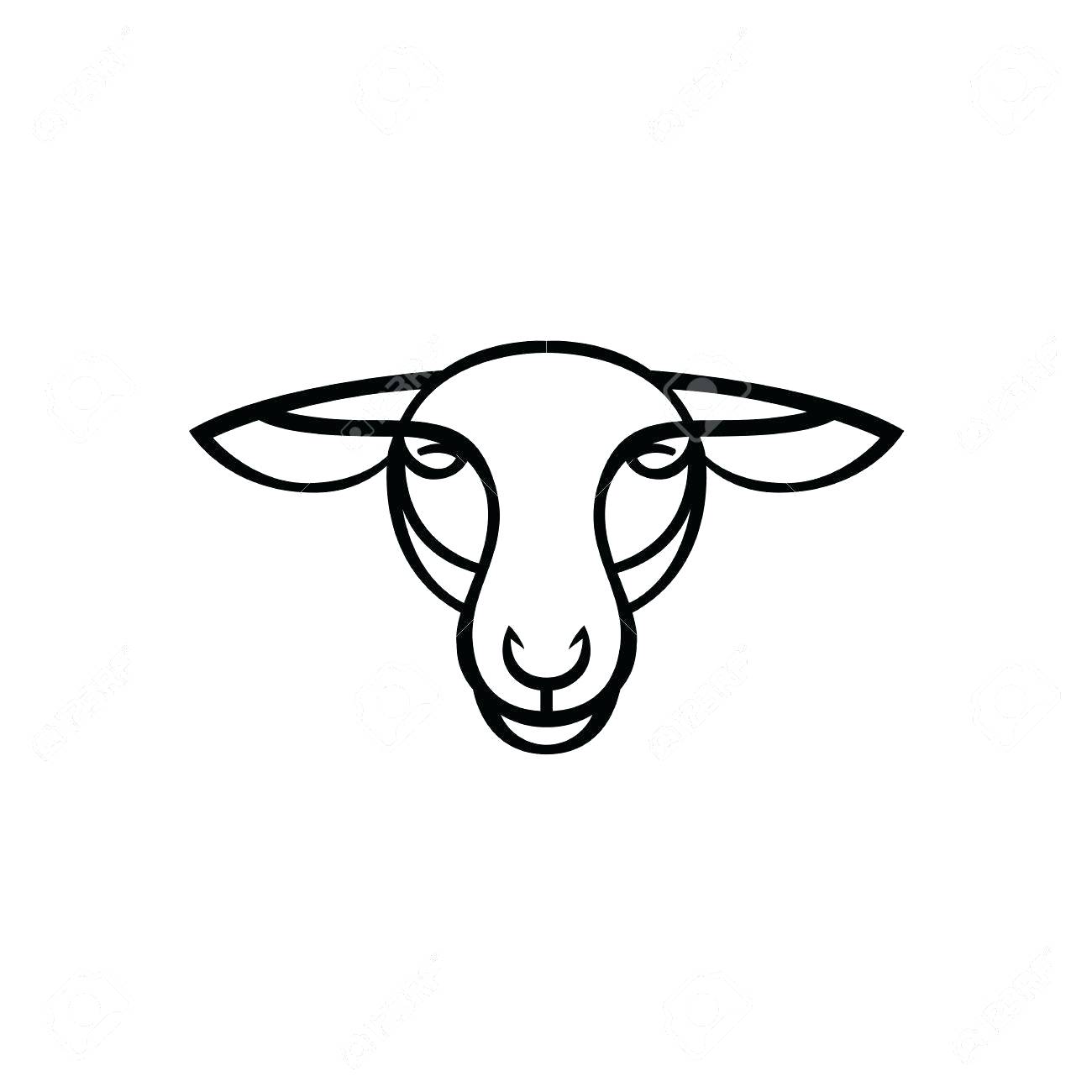 1300x1300 Template Sheep Template