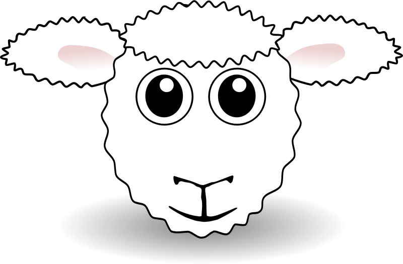 800x525 Download Sheep Clip Art ~ Free Clipart Of Cute Sheep Fluffy Hand