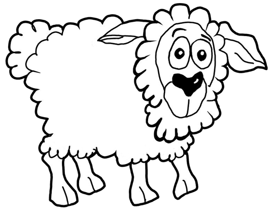 550x428 How To Draw Cartoon Sheep Lambs Farm Animals Step By Step