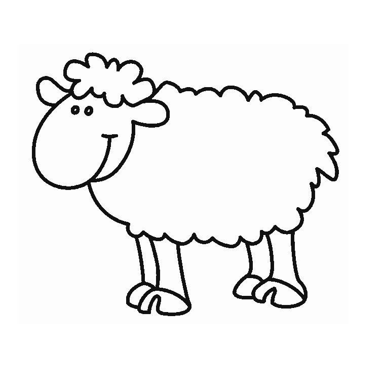 760x760 Sheep (Animals) Printable Coloring Pages