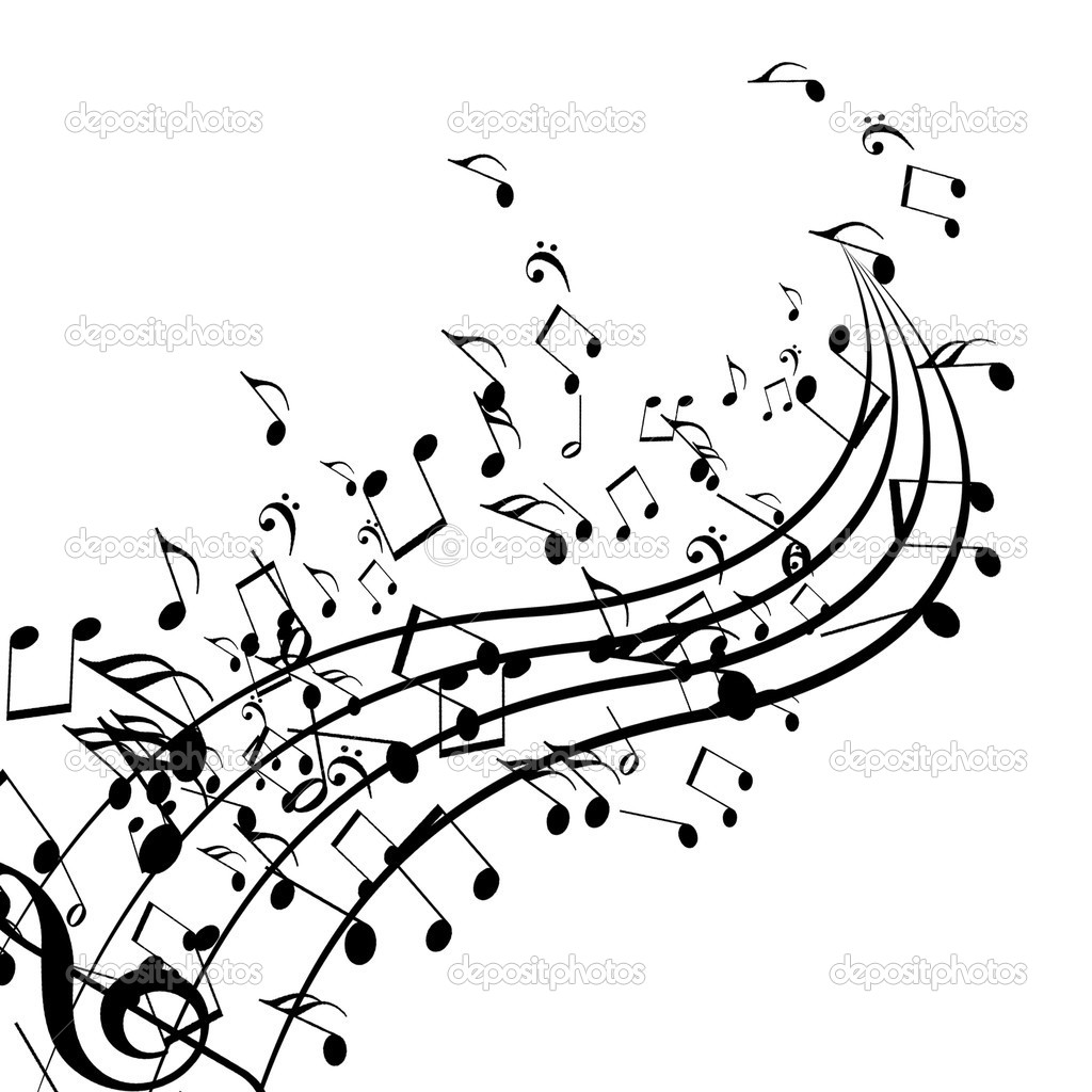1024x1024 Music Notes Stock Photo Ellandar
