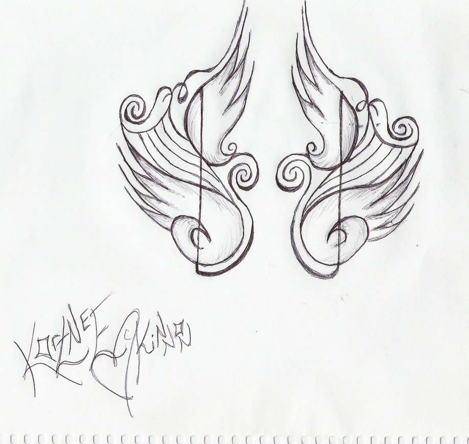 918x870 Collection Of Music Tattoos Drawing