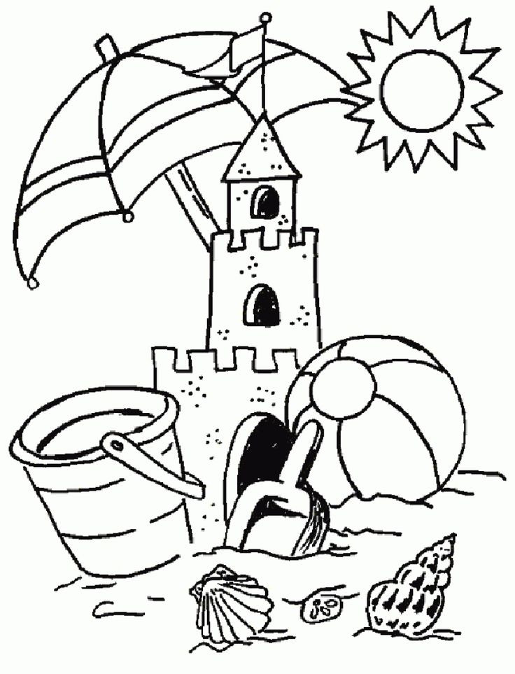 736x963 Free Coloring Sheets For Summer