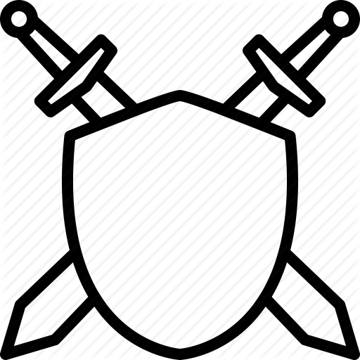 512x512 Sword And Shield Drawings