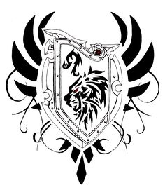 236x271 Tribal Shield Tattoo Design By Axelfear On Shield