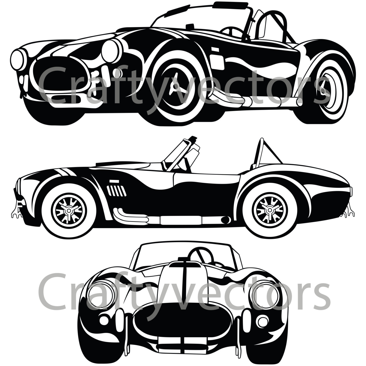1500x1500 Shelby Ac Cobra 67 Vector File