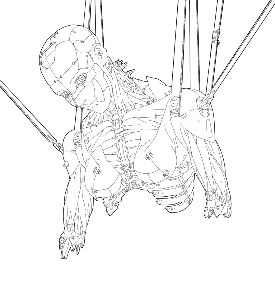 884x903 Ghost In The Shell (Line) By Mindofdis