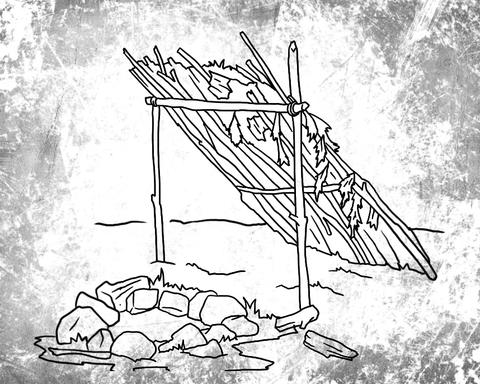 480x384 Building Different Survival Shelters