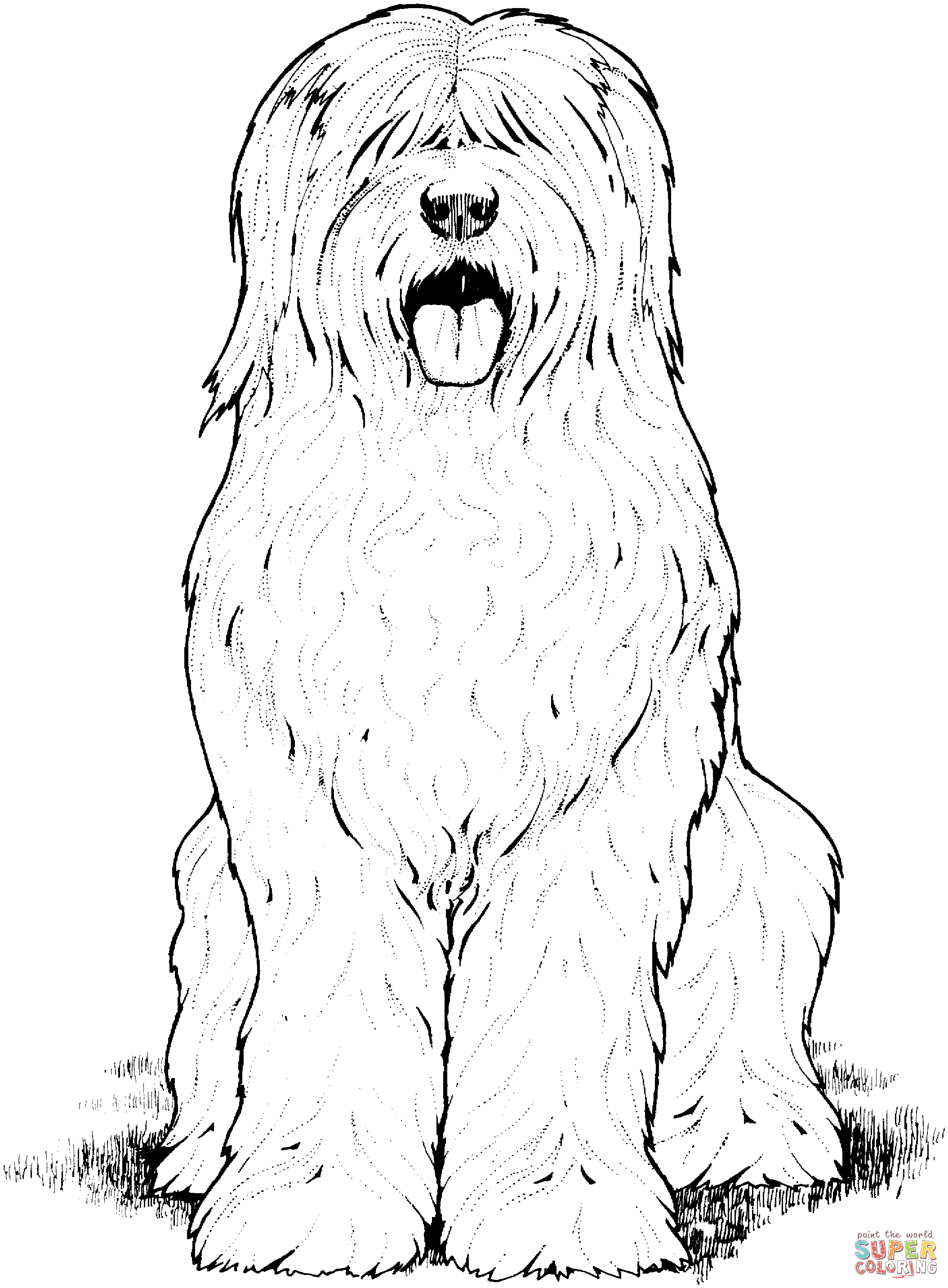 2109x2867 Old English Sheepdog Coloring Page Free Printable Coloring Pages