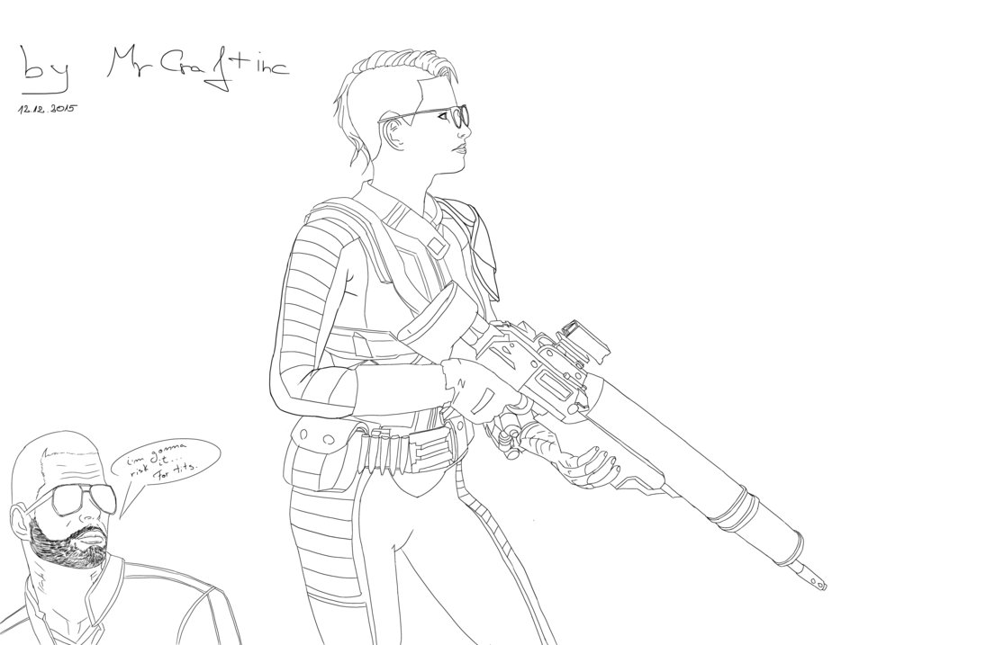 1115x717 Fallout 4 Meets Shepard By Mrcraftinc