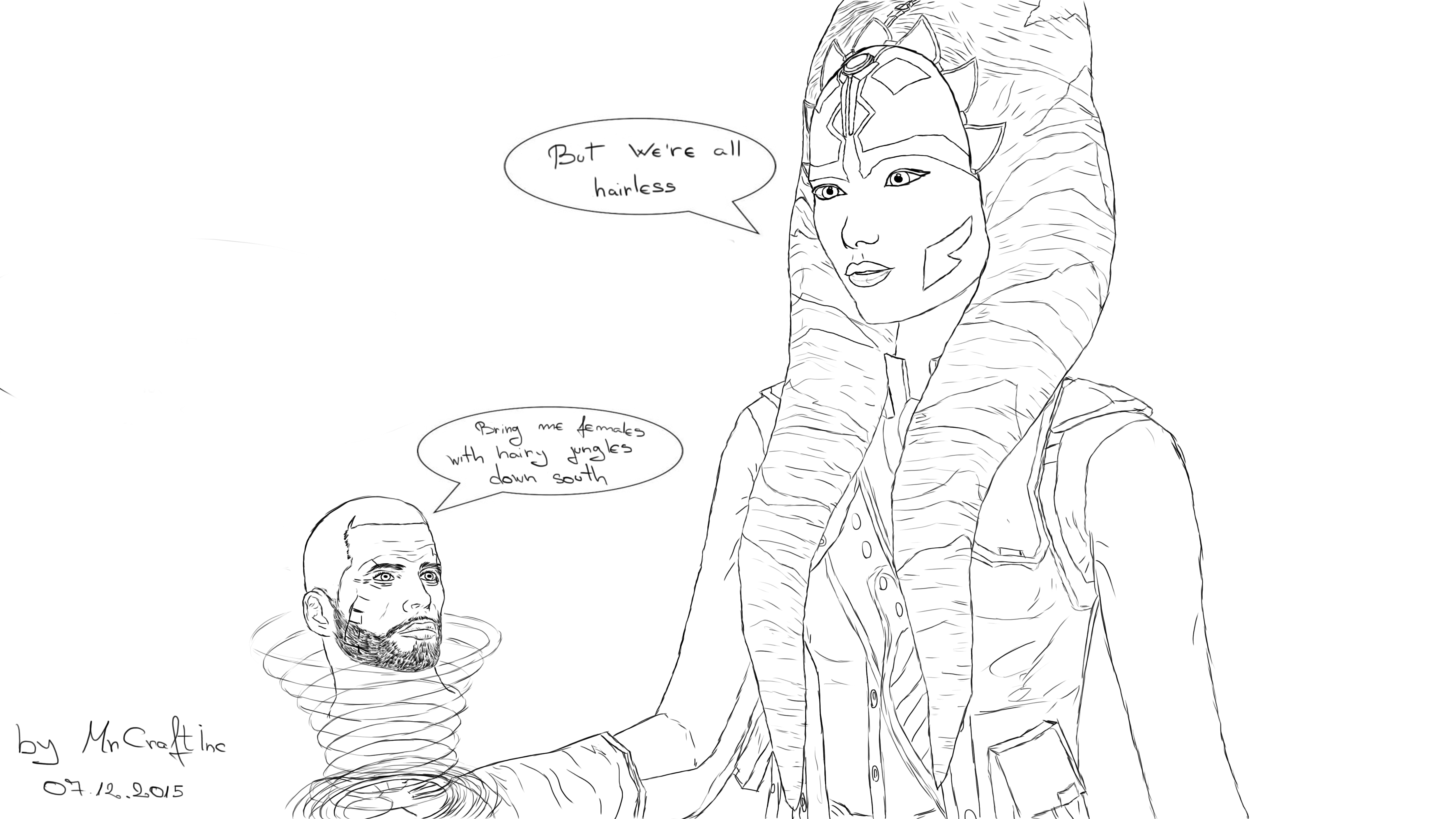 5000x2813 Star Wars Meets Shepard By Mrcraftinc