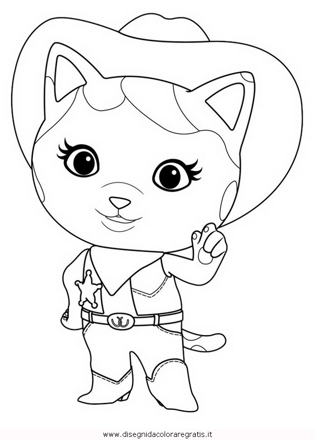 630x860 Sheriff Callie Coloring Pages
