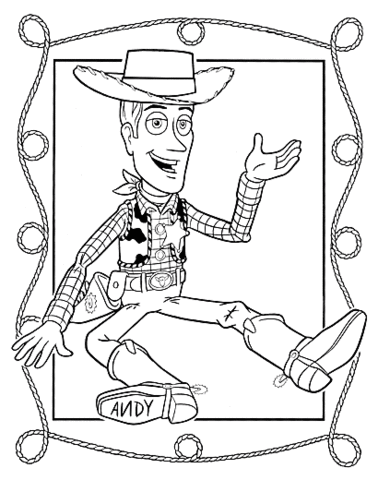 378x480 Sheriff Woody Coloring Page Free Printable Coloring Pages